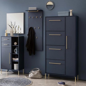 Schuhschrank »Kent« - blau - Holz -