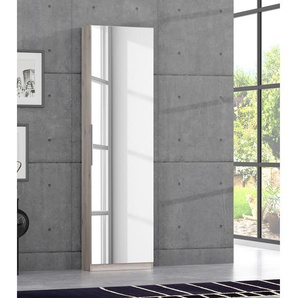 Schuhschrank La Joya 50 x 180 x 20cm Beige/Sandeiche Dekor
