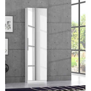 Schuhschrank La Joya 50 x 180 x 20cm Weiß/Weiß