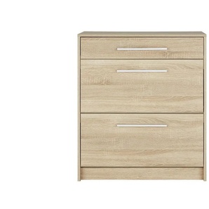 Schuhschrank  Lonato ¦ holzfarben ¦ Maße (cm): B: 80 H: 94 T: 35.0