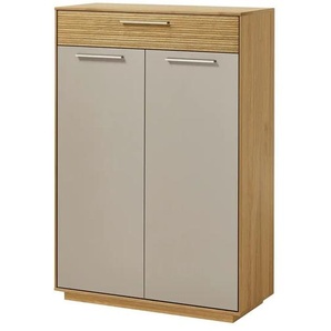 Schuhschrank  Longo ¦ beige ¦ Maße (cm): B: 86 H: 124 T: 37.0