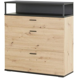 Schuhschrank  Molino ¦ holzfarben ¦ Maße (cm): B: 99,9 H: 108 T: 37.4