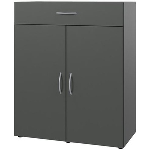 Schuhschrank  Multiraumkonzept ¦ grau ¦ Maße (cm): B: 80 H: 98 T: 40.0