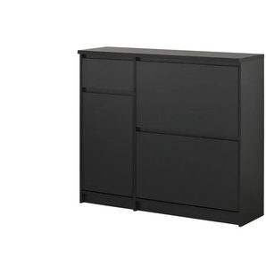 Schuhschrank  Nardo ¦ schwarz ¦ Maße (cm): B: 108,9 H: 92,9 T: 31.5