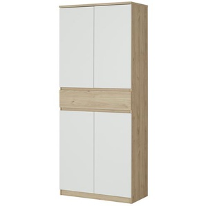 Schuhschrank  Nardo ¦ weiß ¦ Maße (cm): B: 80,4 H: 191,7 T: 40.0