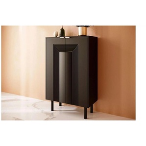 Schuhschrank ¦ schwarz ¦ Maße (cm): B: 80 H: 120