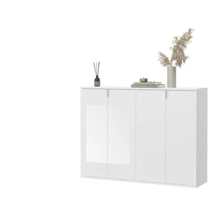 Schuhschrank-Set  Projekt X ¦ weiß ¦ Maße (cm): B: 122 H: 99 T: 34.0