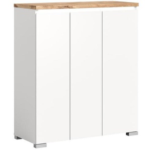 Schuhschrank Shoelove, Eiche-Nachbildung/weiß, 95 x 109 cm