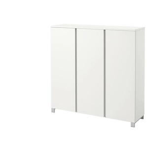 Schuhschrank  Skala ¦ weiß ¦ Maße (cm): B: 125 H: 126 T: 37.0
