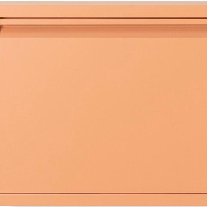 Schuhschrank SPINDER DESIGN Schränke Gr. B/H/T: 75 cm x 37,5 cm x 13 cm, 1 St., orange (clay terra) Schuhschränke Metall, Breite 75 cm, Tiefe 12,5 cm