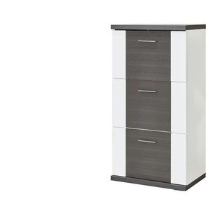 Schuhschrank  Titan ¦ grau ¦ Maße (cm): B: 65 H: 131 T: 42.0