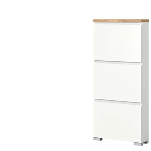 uno Schuhschrank   ¦ weiß ¦ Maße (cm): B: 60 H: 130