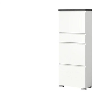 uno Schuhschrank   ¦ weiß ¦ Maße (cm): B: 60 H: 151 T: 27.0