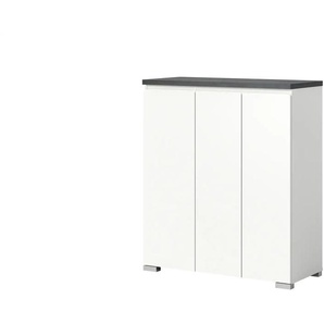 uno Schuhschrank   ¦ weiß ¦ Maße (cm): B: 95 H: 109 T: 40.0