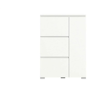 uno Schuhschrank   ¦ weiß ¦ Maße (cm): B: 95 H: 130 T: 18.0
