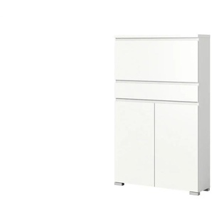 uno Schuhschrank   ¦ weiß ¦ Maße (cm): B: 95 H: 151 T: 27.0