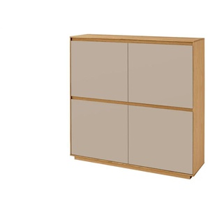 Schukommode  Tiba ¦ creme ¦ Maße (cm): B: 127 H: 124 T: 37.0