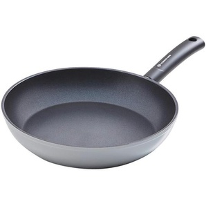 Schulte Ufer Bratpfanne, Anthrazit, Metall, rund, PFOA-frei, antihaftbeschichtet, geschmacksneutral, ergonomischer Griff, PFOA-frei, wärmeisolierter