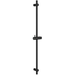Detbom - Schwarze Duschstange 90 cm Duschstange mit Duschkopfhalterung Universelle Duschstange aus Edelstahl
