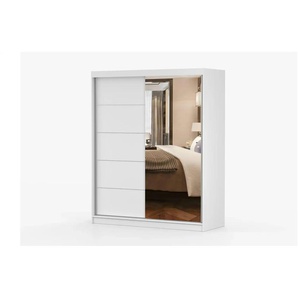 Schwebetürenschrank 2-türig Bodmin ¦ weiß ¦ Maße (cm): B: 160 H: 195