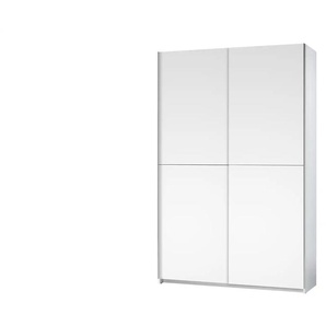 Schwebetürenschrank 2-türig Fast | weiß | 125 cm | 195,5 cm | cm 38,0 |