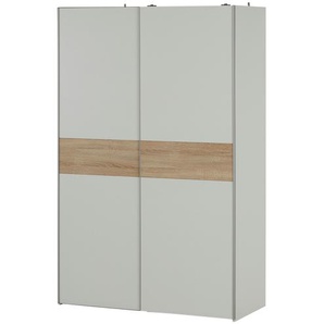 Schwebetürenschrank  2-türig  Luton ¦ weiß ¦ Maße (cm): B: 125 H: 195,5 T: 59.0