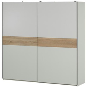 Schwebetürenschrank, 2-türig  Luton ¦ weiß ¦ Maße (cm): B: 215 H: 210 T: 58,5