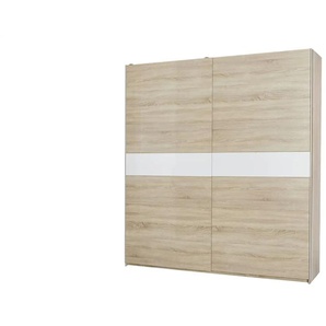 Schwebetürenschrank 2-türig Magdalena | holzfarben | 215 cm | 210 cm | cm 62,0 |