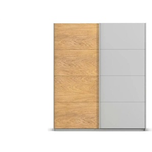 Schwebetürenschrank 2 türig Malva Extra ¦ grau ¦ Maße (cm): B: 181 H: 210