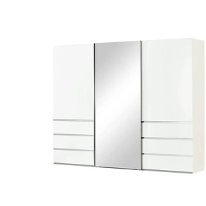 Schwebetürenschrank  3-türig  Mitta ¦ weiß ¦ Maße (cm): B: 250 H: 236 T: 67.0