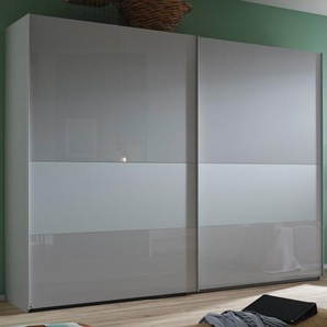 Schwebetürenschrank Ajana, seidengrau, 280 x 223 cm
