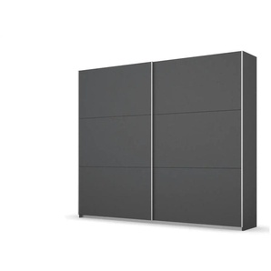 Schwebetürenschrank Acton - grau - Materialmix - 218 cm - 210 cm | Möbel Kraft