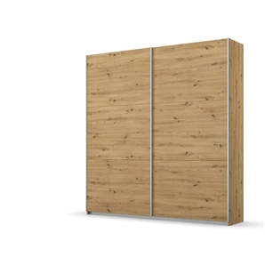 Schwebetürenschrank Acton - holzfarben - Materialmix - 175 cm - 59 cm | Möbel Kraft