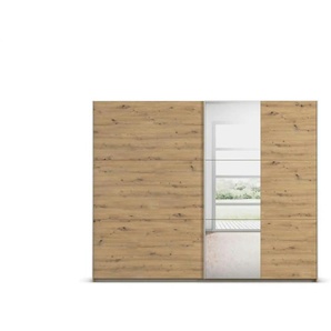 Schwebetürenschrank Acton - holzfarben - Materialmix - 261 cm - 59 cm | Möbel Kraft
