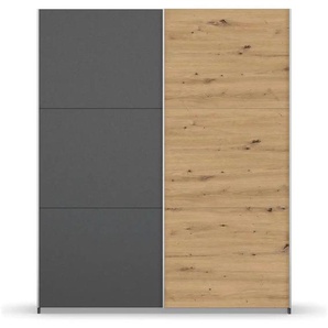 Schwebetürenschrank Aurelia | grau | 175 cm | 210 cm |