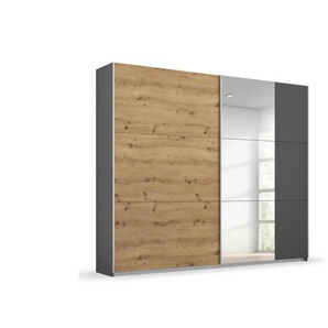 Schwebetürenschrank Aurelia | grau | 218 cm | 59 cm |