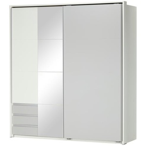 Schwebetürenschrank  Aurich ¦ grau ¦ Maße (cm): B: 183 H: 200 T: 64