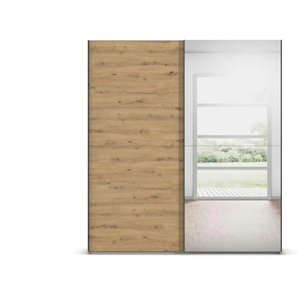 Schwebetürenschrank  Finley ¦ braun ¦ Maße (cm): B: 201 H: 223