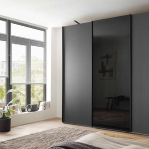 Schwebetürenschrank Dubai, graphit, 300 x 217 cm