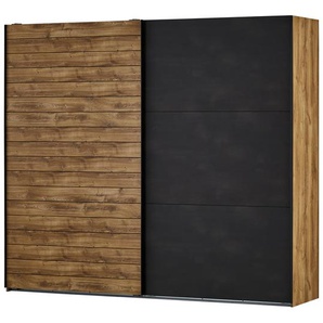Schwebetürenschrank  Durham ¦ holzfarben ¦ Maße (cm): B: 250 H: 218 T: 65.0