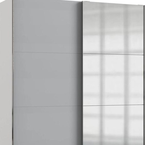 Schwebetürenschrank FRESH TO GO Level Schränke Gr. B/H/T: 200 cm x 236 cm x 65 cm, 2 St., weiß (weiß, light grey) Schranksysteme und Schrankserien