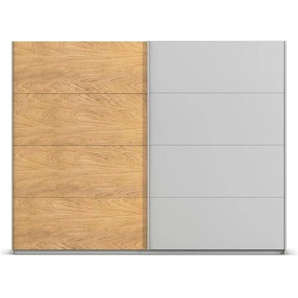 Schwebetürenschrank 2 türig Malva Extra ¦ grau ¦ Maße (cm): B: 271 H: 210