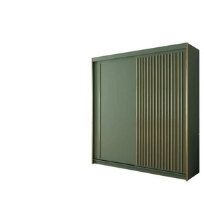 Schwebetürenschrank grün Tiara ¦ grün ¦ Maße (cm): B: 203 H: 216