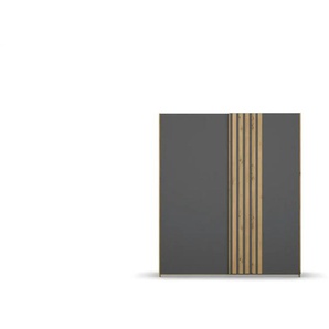 Schwebetürenschrank - holzfarben - Materialmix - 181 cm - 210 cm | Möbel Kraft