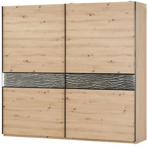 Schwebetürenschrank - holzfarben - Materialmix - 240 cm - 226 cm - cm 63,0 | Möbel Kraft