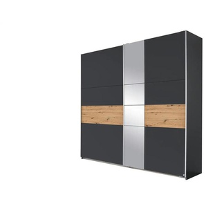 Schwebetürenschrank Korbach | grau | 261 cm | 210 cm | cm 59,0 |