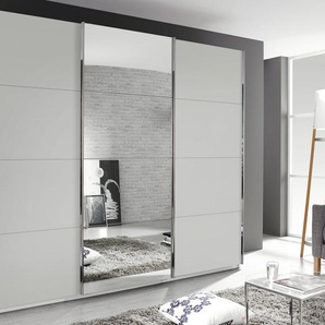 Schwebetürenschrank Kulmbach, seidengrau, 271 x 210 cm