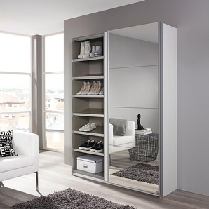 Schwebetürenschrank Minosa 181cm Weiß