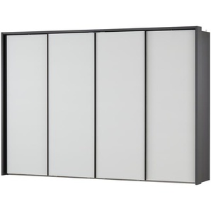 Schwebetürenschrank mit Panoramaöffnung Marcato 2.0 ¦ grau ¦ Maße (cm): B: 330 H: 228 T: 72.0