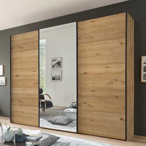 Schwebetürenschrank mit Spiegel im Industry und Loft Stil 300 cm breit